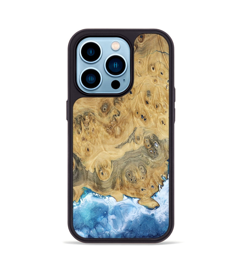 iPhone 14 Pro Wood Phone Case - Roxann (Coastal, 800859)