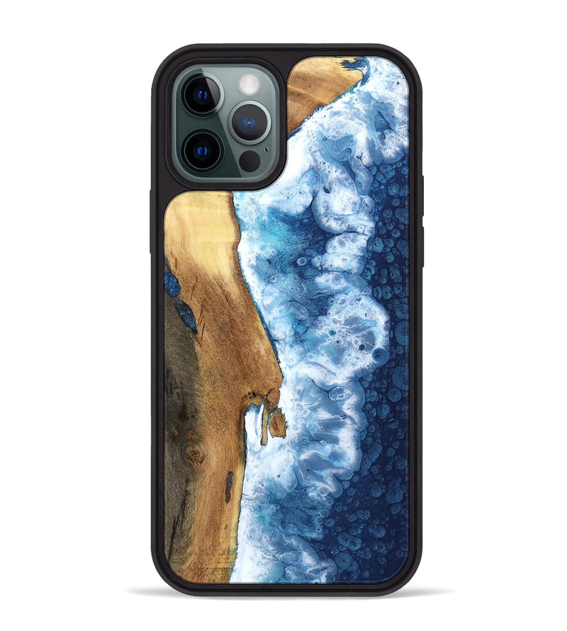 iPhone 12 Pro Max Wood Phone Case - Eliseo (Coastal, 800860)