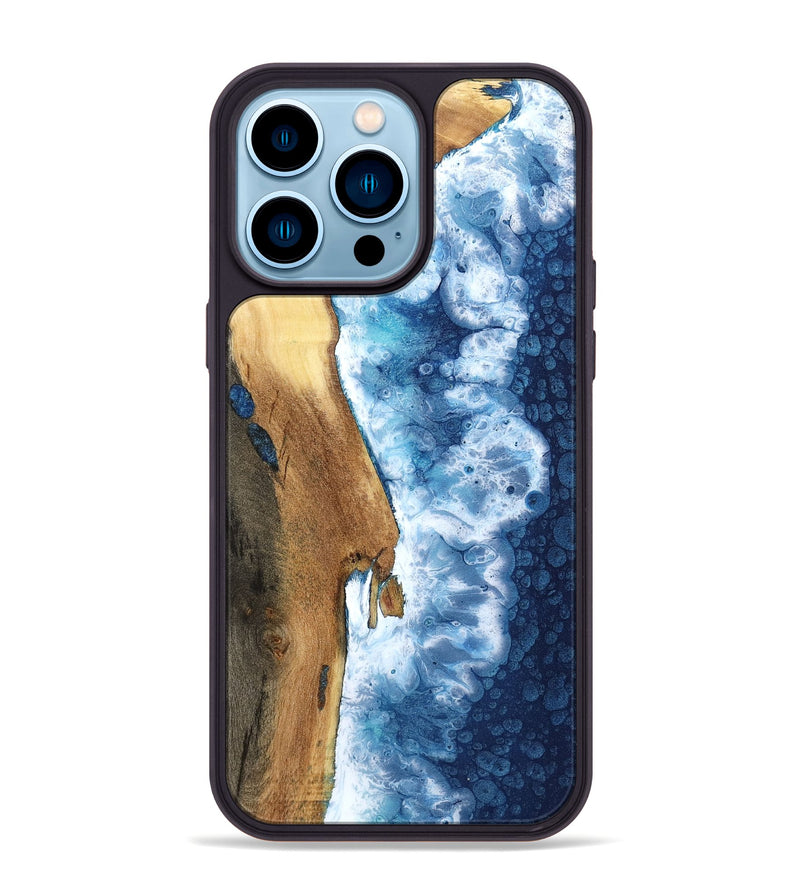iPhone 14 Pro Max Wood Phone Case - Eliseo (Coastal, 800860)