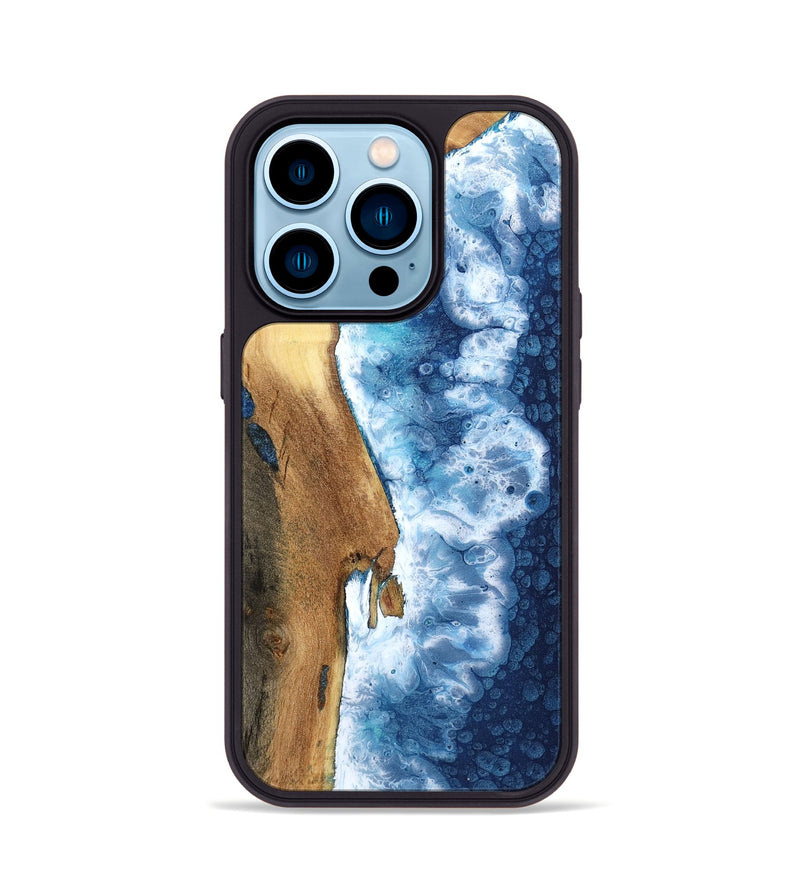 iPhone 14 Pro Wood Phone Case - Eliseo (Coastal, 800860)