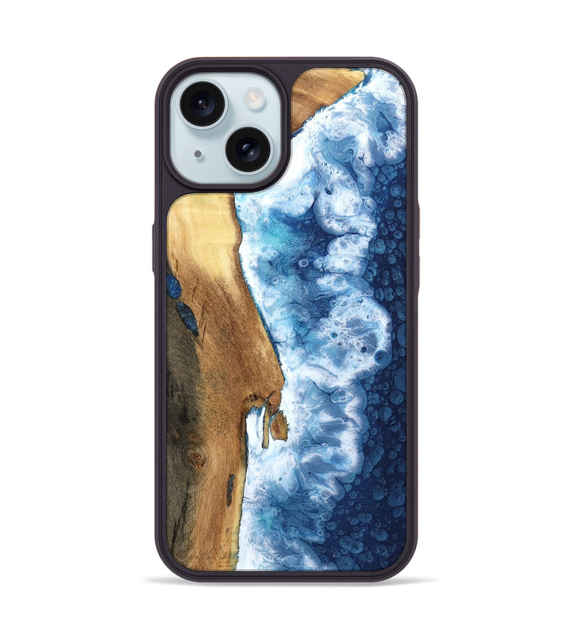 iPhone 15 Wood Phone Case - Eliseo (Coastal, 800860)
