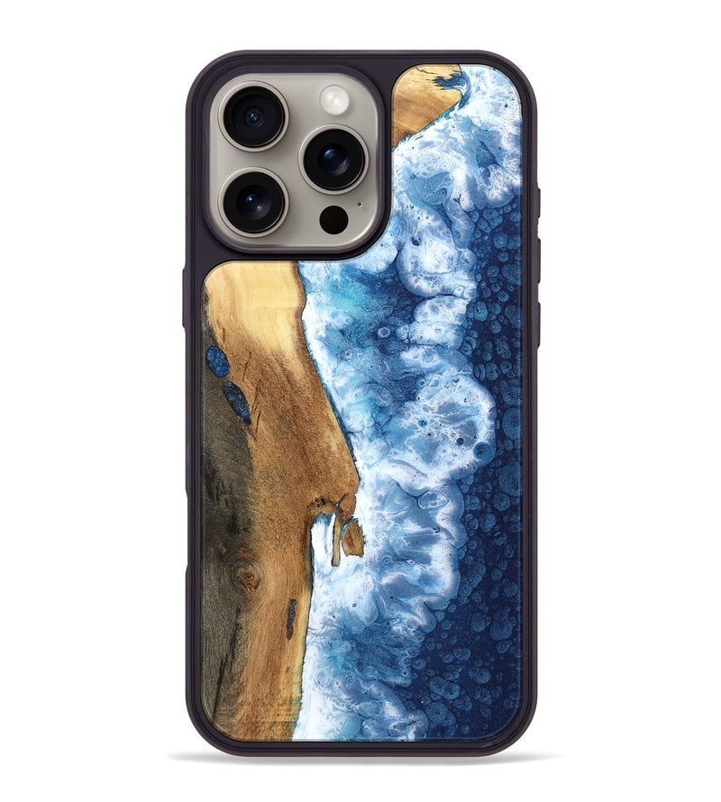 iPhone 16 Pro Max Wood Phone Case - Eliseo (Coastal, 800860)