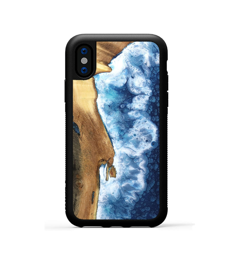 iPhone Xs Wood Phone Case - Eliseo (Coastal, 800860)