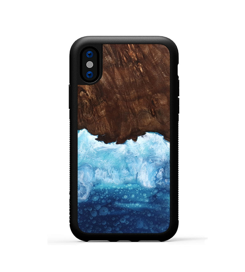 iPhone Xs Wood Phone Case - Rosetta (Coastal, 800865)