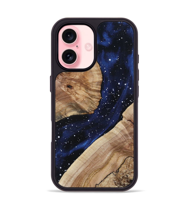 iPhone 16 Wood Phone Case - Mamie (Cosmos, 800868)