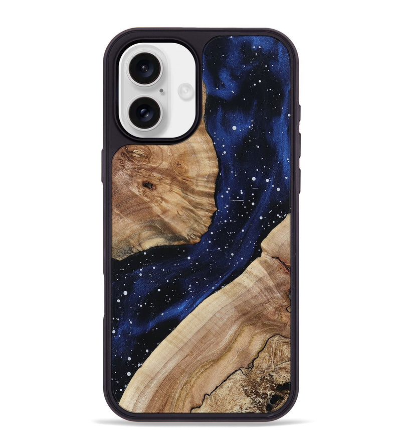 iPhone 16 Plus Wood Phone Case - Mamie (Cosmos, 800868)