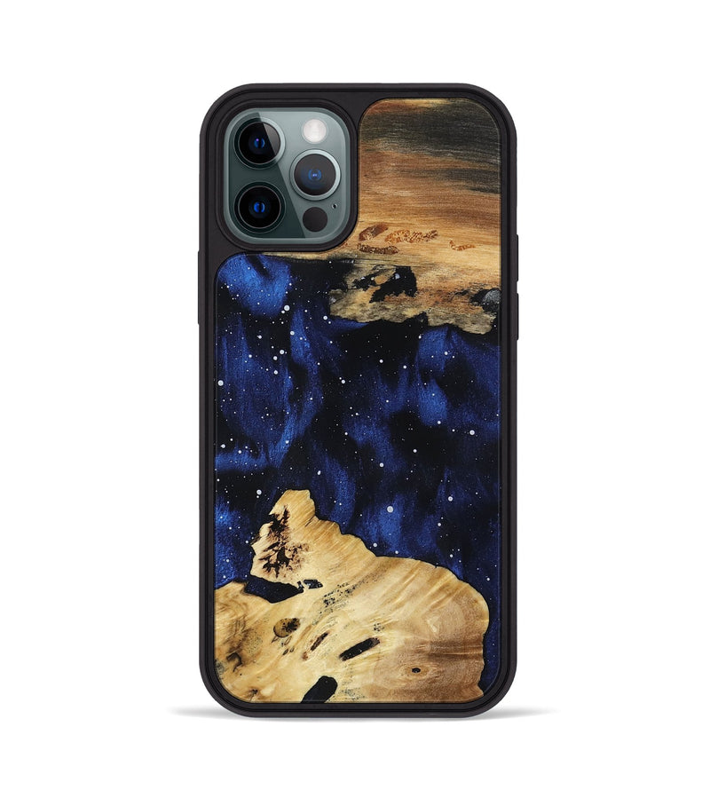 iPhone 12 Pro Wood Phone Case - April (Cosmos, 800872)