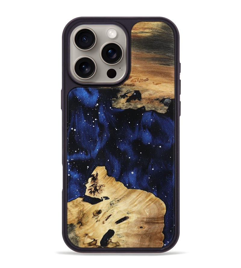 iPhone 16 Pro Max Wood Phone Case - April (Cosmos, 800872)