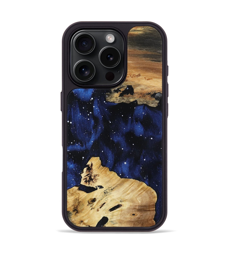 iPhone 16 Pro Wood Phone Case - April (Cosmos, 800872)