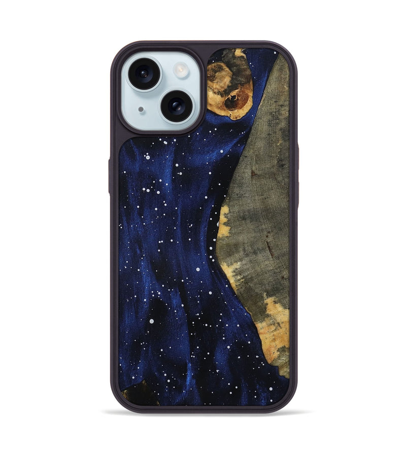 iPhone 15 Wood Phone Case - Hugh (Cosmos, 800874)