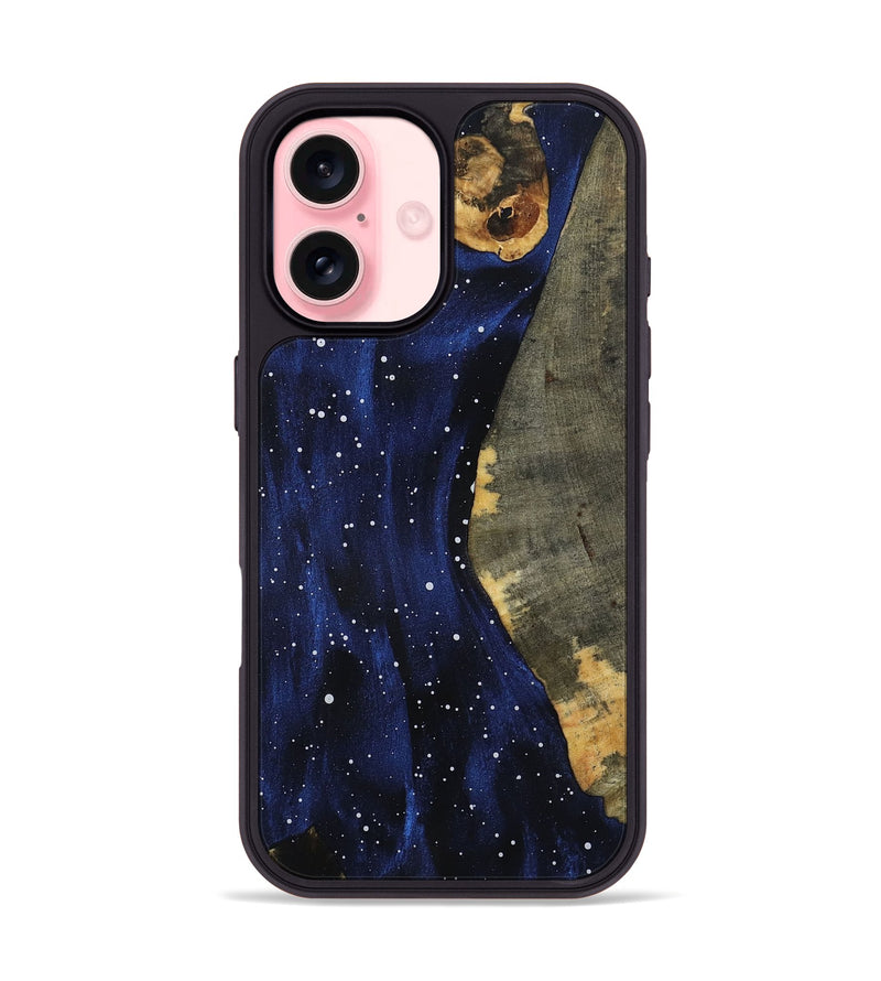 iPhone 16 Wood Phone Case - Hugh (Cosmos, 800874)