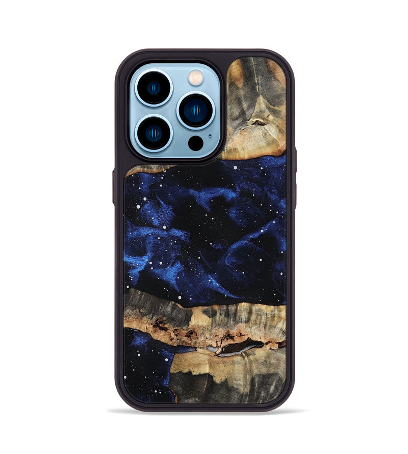 iPhone 14 Pro Wood Phone Case - Jeanine (Cosmos, 800876)