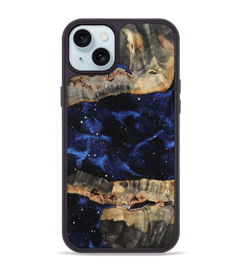 iPhone 15 Plus Wood Phone Case - Jeanine (Cosmos, 800876)