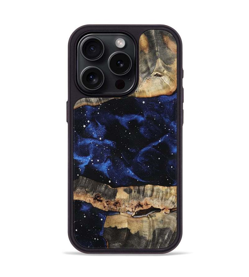 iPhone 15 Pro Wood Phone Case - Jeanine (Cosmos, 800876)