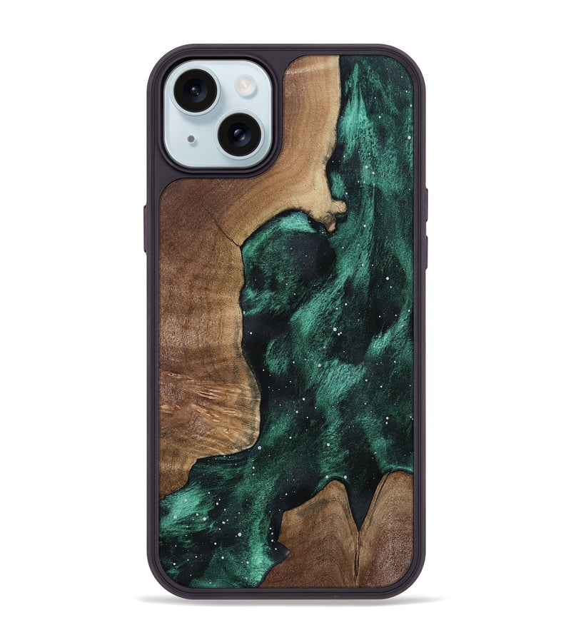 iPhone 15 Plus Wood Phone Case - Karrie (Cosmos, 800881)