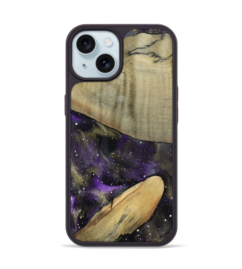 iPhone 15 Wood Phone Case - Valarie (Cosmos, 800883)