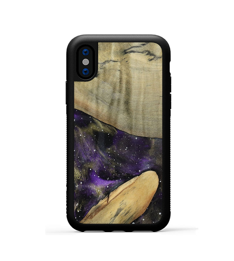 iPhone Xs Wood Phone Case - Valarie (Cosmos, 800883)