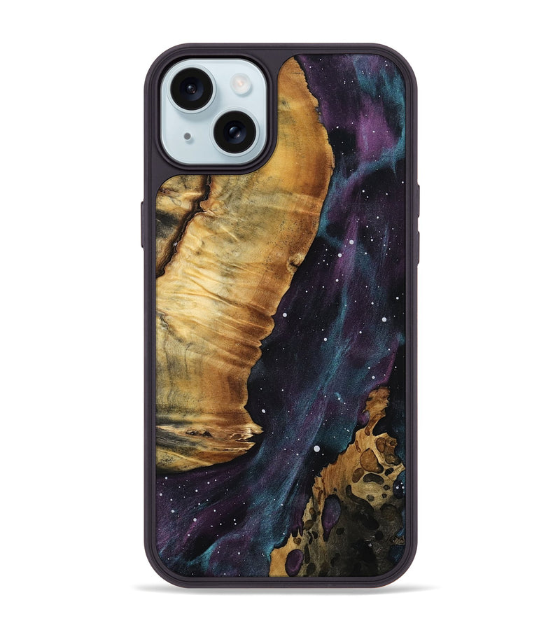 iPhone 15 Plus Wood Phone Case - Kayli (Cosmos, 800888)