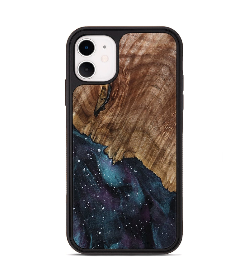iPhone 11 Wood Phone Case - Yazmin (Cosmos, 800889)