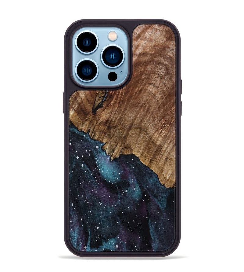 iPhone 14 Pro Max Wood Phone Case - Yazmin (Cosmos, 800889)