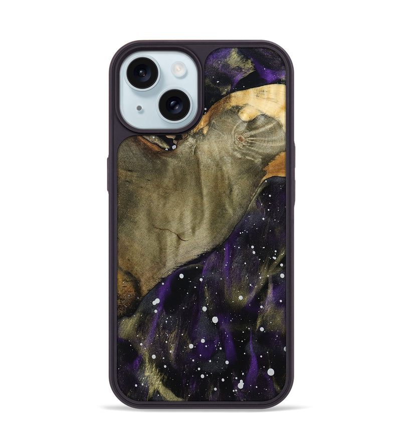 iPhone 15 Wood Phone Case - Glenna (Cosmos, 800892)