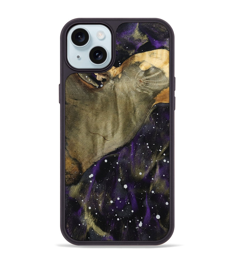 iPhone 15 Plus Wood Phone Case - Glenna (Cosmos, 800892)