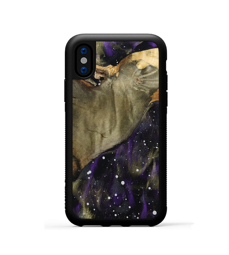 iPhone Xs Wood Phone Case - Glenna (Cosmos, 800892)