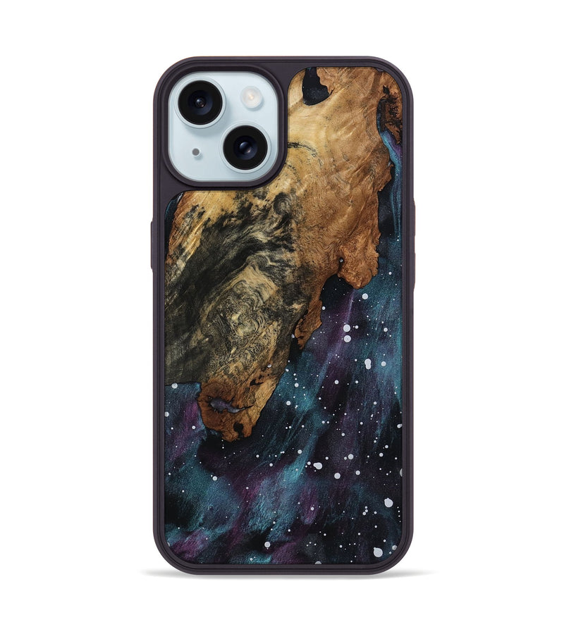 iPhone 15 Wood Phone Case - Casimir (Cosmos, 800893)