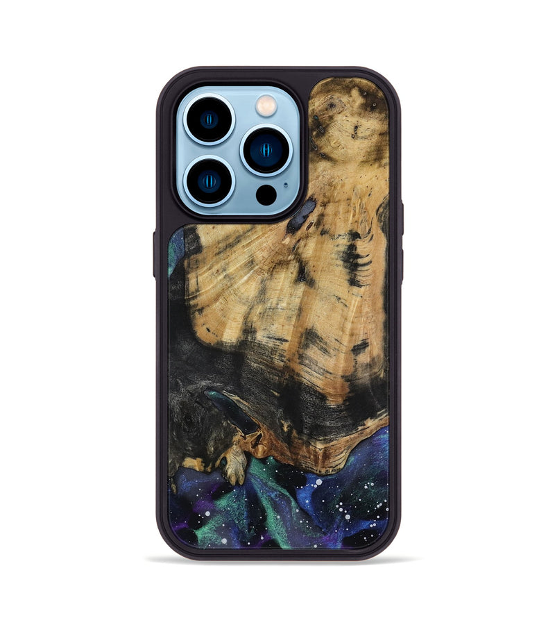 iPhone 14 Pro Wood Phone Case - Steve (Cosmos, 800895)