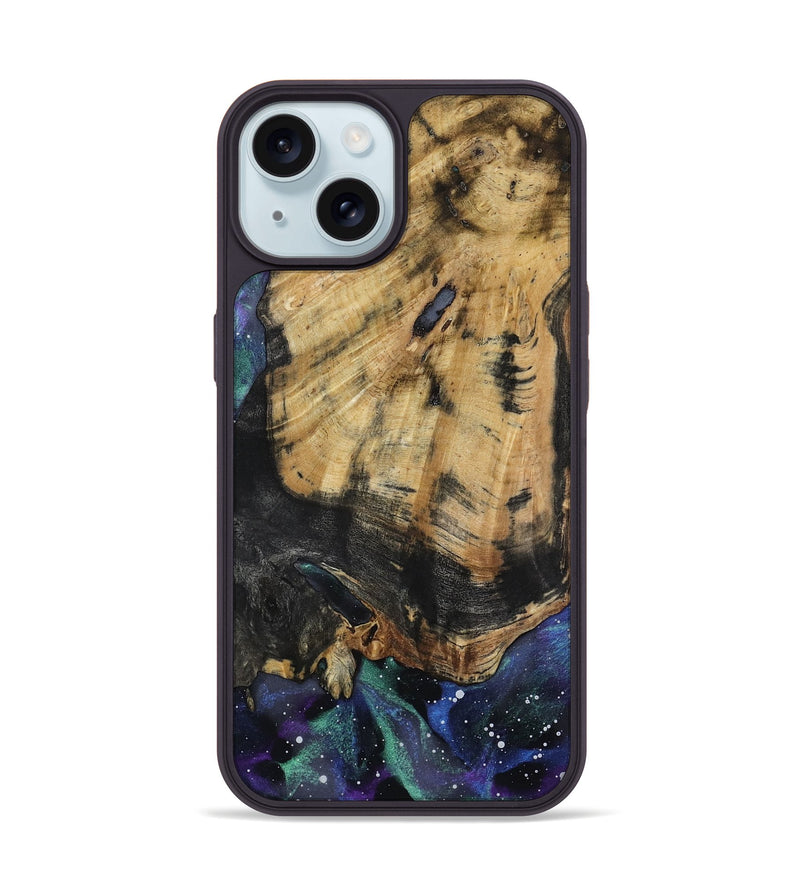iPhone 15 Wood Phone Case - Steve (Cosmos, 800895)
