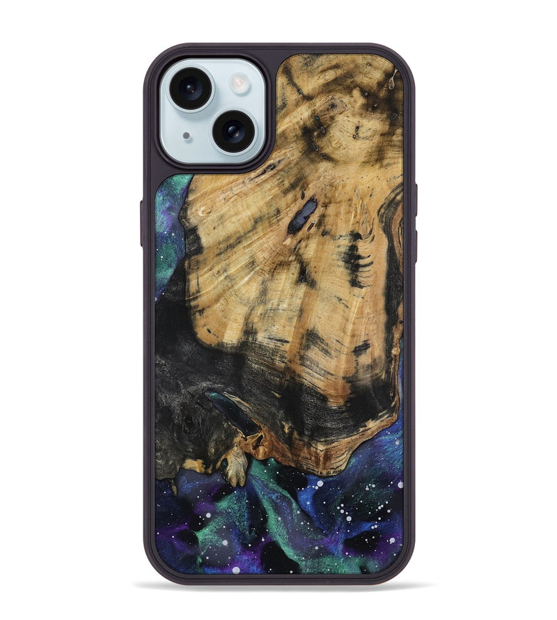 iPhone 15 Plus Wood Phone Case - Steve (Cosmos, 800895)