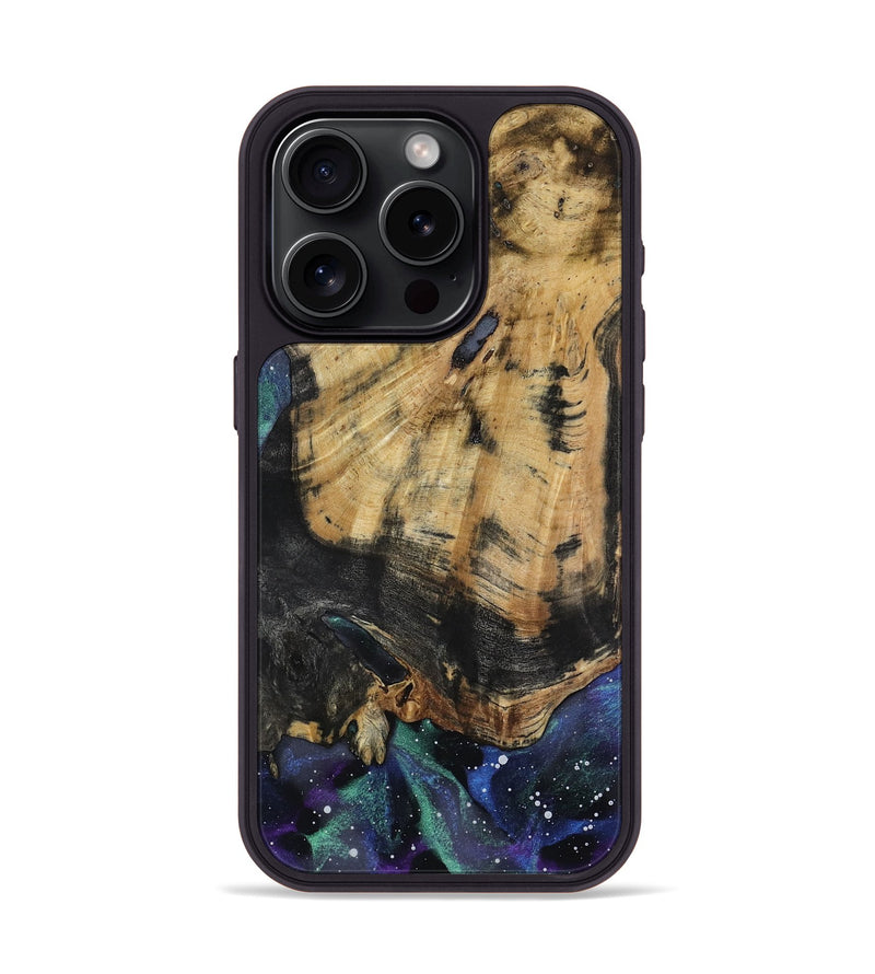 iPhone 15 Pro Wood Phone Case - Steve (Cosmos, 800895)