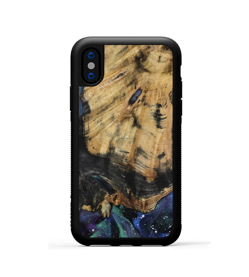 iPhone Xs Wood Phone Case - Steve (Cosmos, 800895)