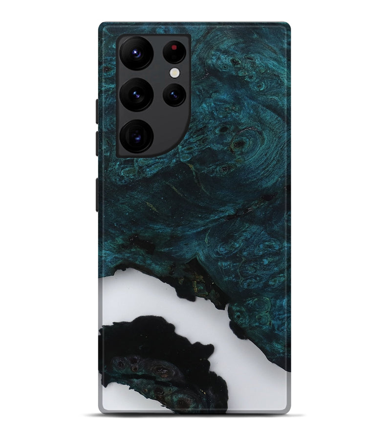 Galaxy S22 Ultra Wood Live Edge Phone Case - Rowan (Clear, 800899)