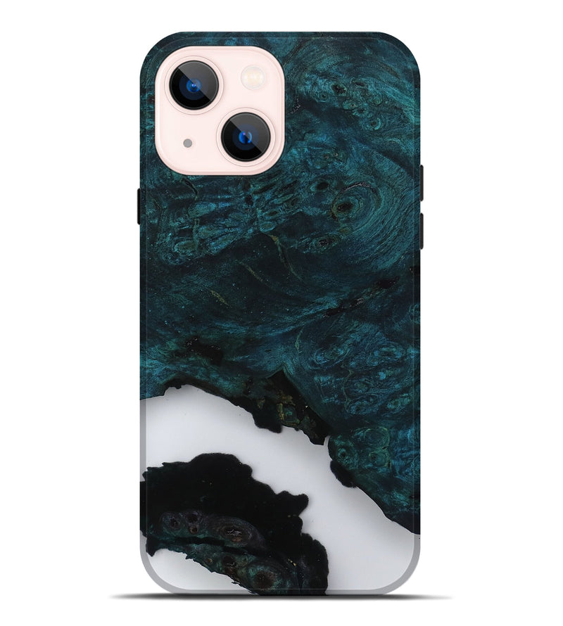 iPhone 14 Plus Wood Live Edge Phone Case - Rowan (Clear, 800899)