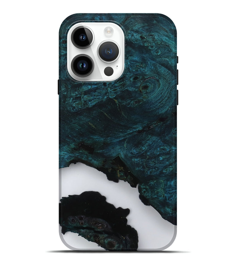 iPhone 15 Pro Max Wood Live Edge Phone Case - Rowan (Clear, 800899)