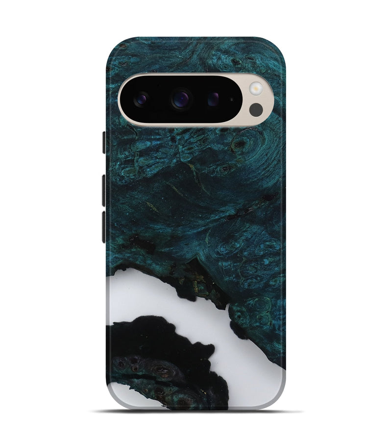 Pixel 9 Pro Wood Live Edge Phone Case - Rowan (Clear, 800899)