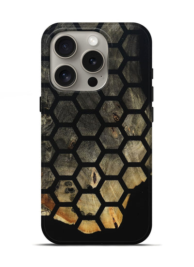iPhone 16 Pro Wood Live Edge Phone Case - Coty (Pattern, 800900)