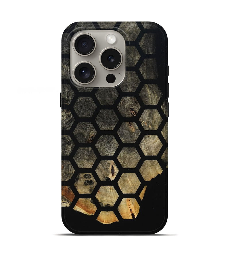 iPhone 16 Pro Wood Live Edge Phone Case - Coty (Pattern, 800900)