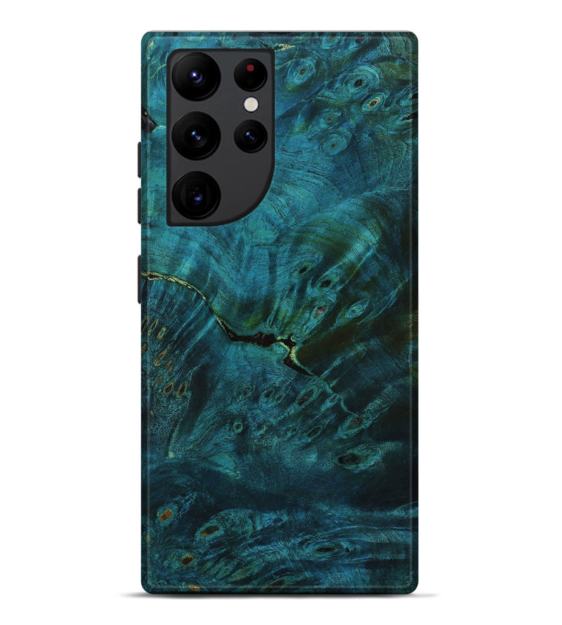 Galaxy S22 Ultra Wood Live Edge Phone Case - Alison (Double Dyed, 800901)