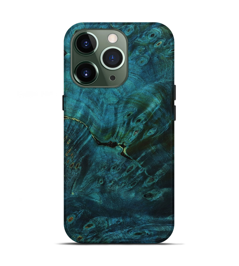 iPhone 13 Pro Wood Live Edge Phone Case - Alison (Double Dyed, 800901)
