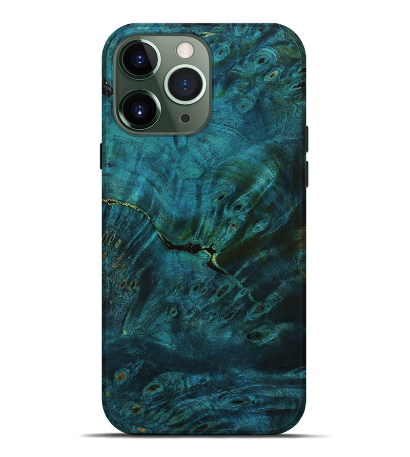iPhone 13 Pro Max Wood Live Edge Phone Case - Alison (Double Dyed, 800901)