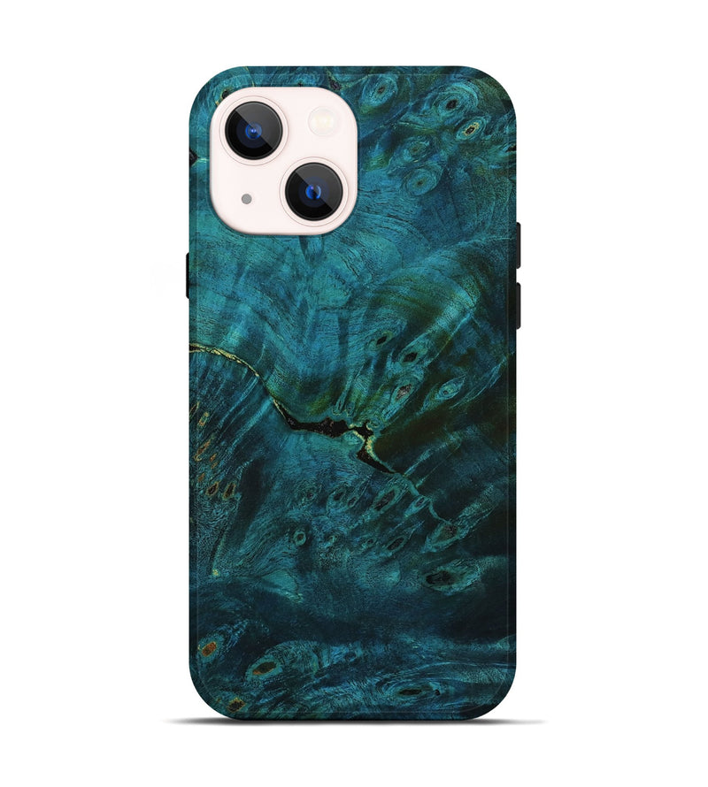iPhone 14 Wood Live Edge Phone Case - Alison (Double Dyed, 800901)