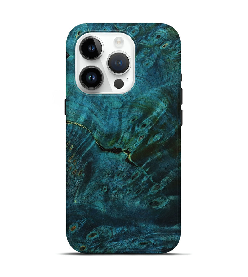 iPhone 15 Pro Wood Live Edge Phone Case - Alison (Double Dyed, 800901)