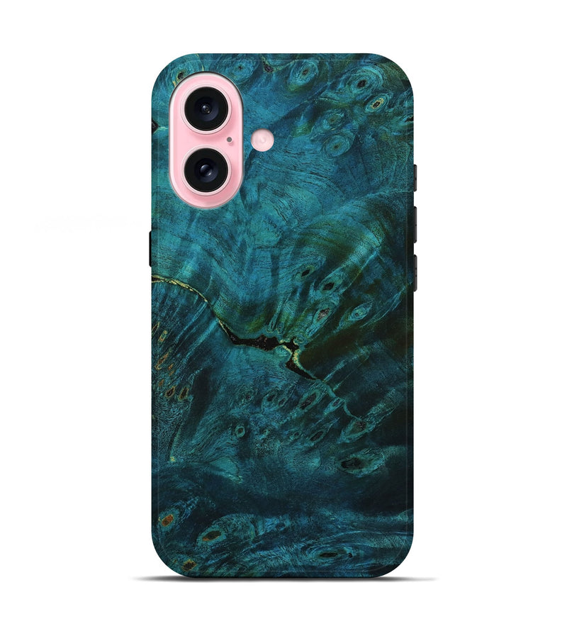 iPhone 17 Wood Live Edge Phone Case - Alison (Double Dyed, 800901)