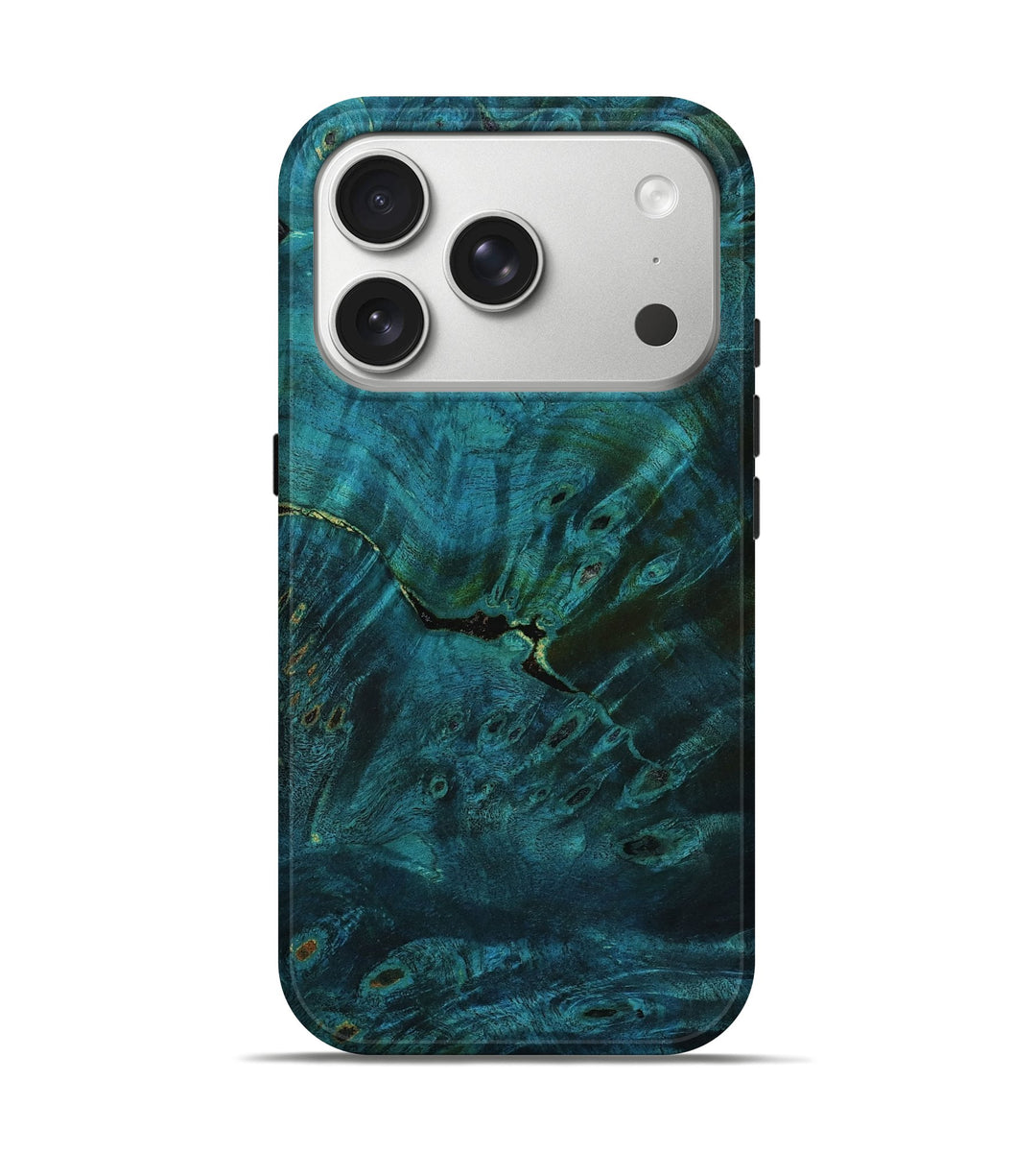 iPhone 17 Pro Wood Live Edge Phone Case - Alison (Double Dyed, 800901)