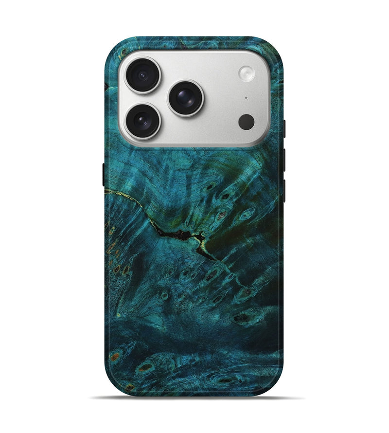 iPhone 17 Pro Wood Live Edge Phone Case - Alison (Double Dyed, 800901)