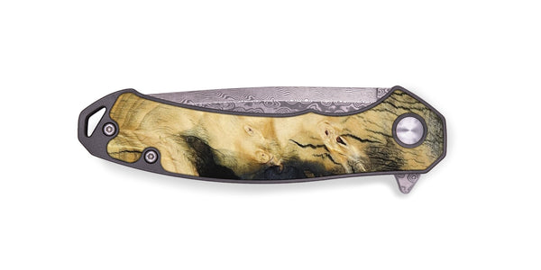 EDC Wood Pocket Knife - Zaire (Wood Burl, 800902)