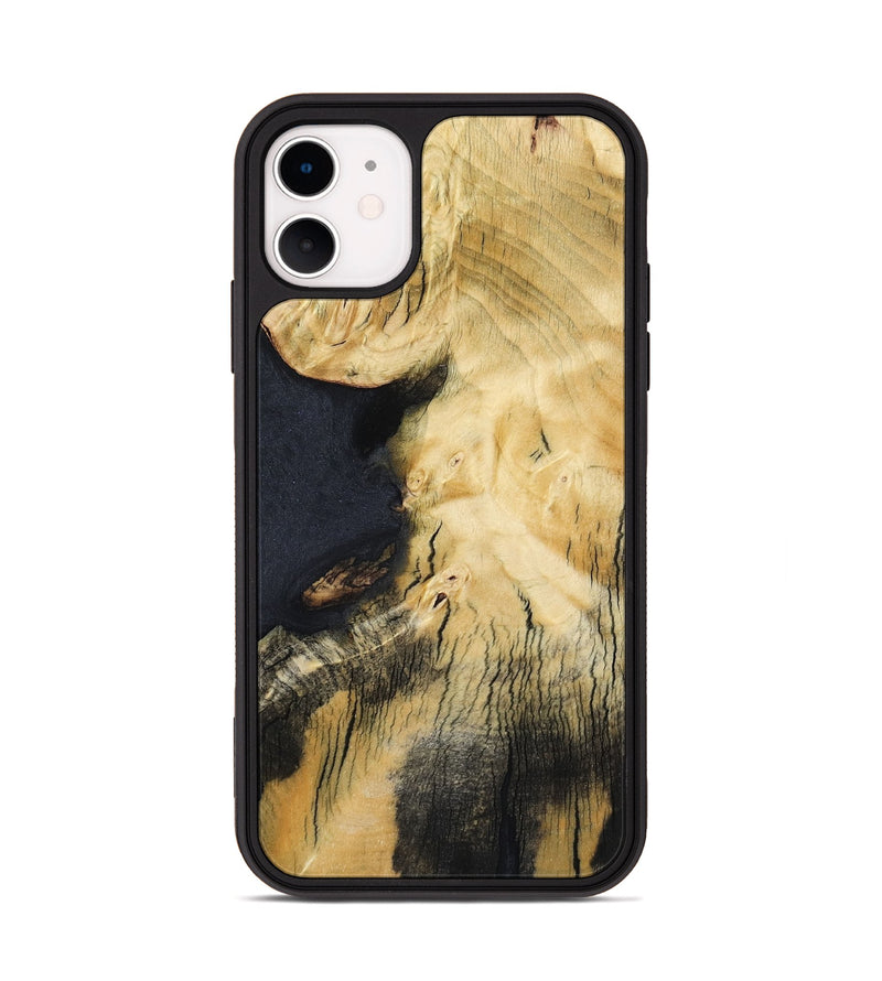 iPhone 11 Wood Phone Case - Zaire (Wood Burl, 800902)