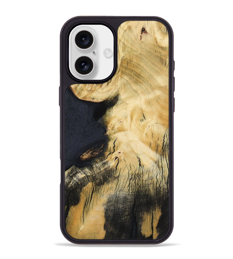 iPhone 16 Plus Wood Phone Case - Zaire (Wood Burl, 800902)